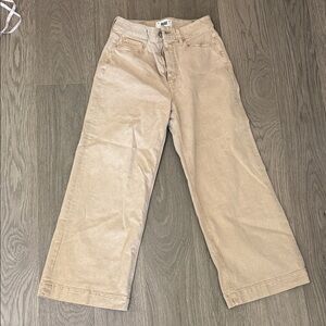 PAIGE Anessa Light Tan denim pants